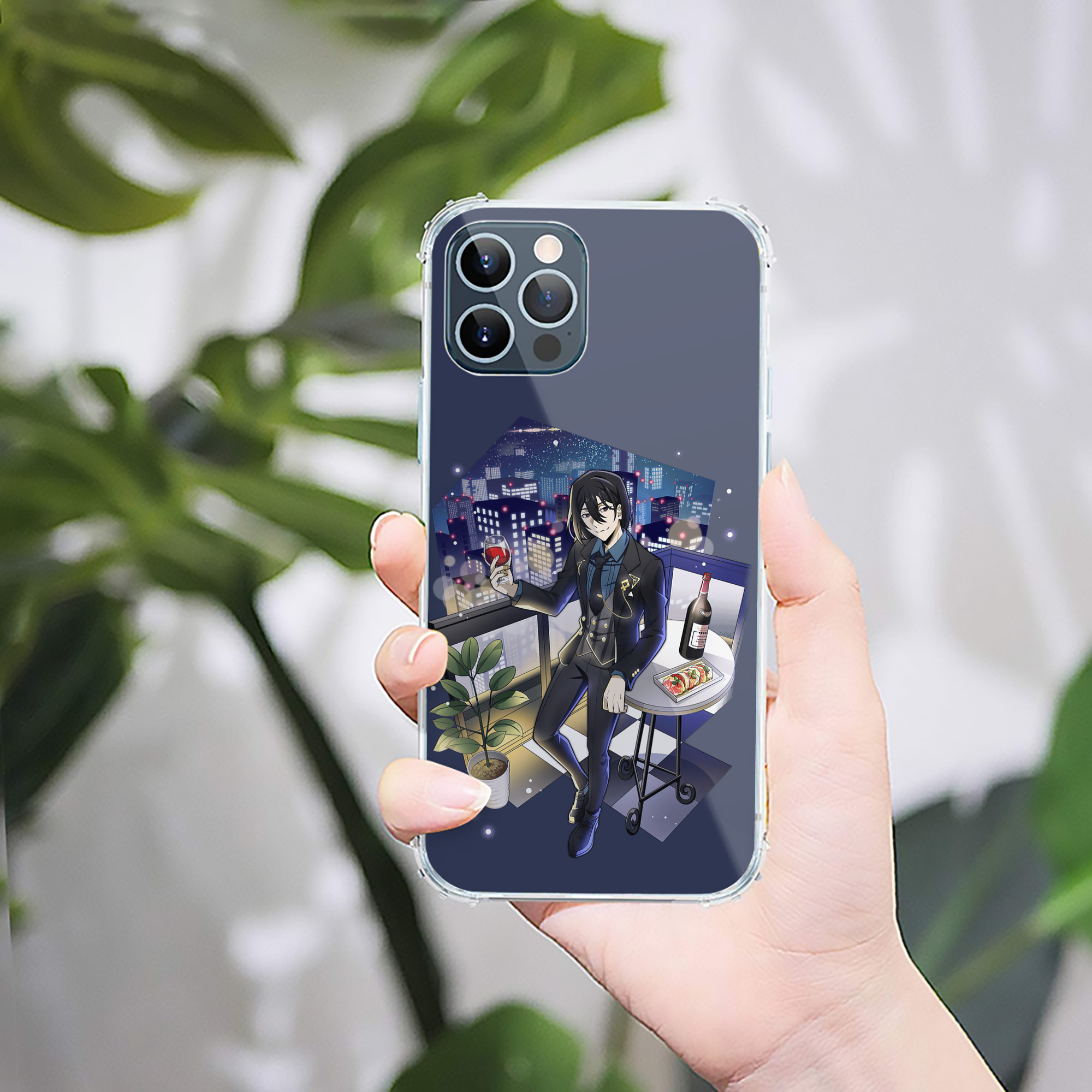 （画像用） 文豪ストレイドッグス Bungo Stray Dogs 【iPhone 12シリーズ対応】透明スマホケース（クリアソフトケース）